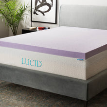 Load image into Gallery viewer, Lucid 4" Gel and Lavender Topper with Cover