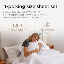 Load image into Gallery viewer, Threadmill 1200 TC Supima Cotton Sheet Set