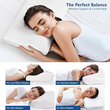 Load image into Gallery viewer, Zamat Contour Memory Foam Pillow Queen Size