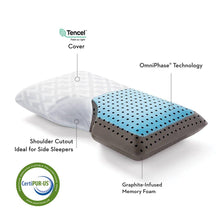 Load image into Gallery viewer, Carbon Cool LT Shoulder Pillow - The Mattress Experts - Cayman Islands, linens, linen, sheets, sheet sets, organic, Cayman, Grand Cayman, Mattress, mattresses, matress, matresses, matress experts, mattress expert, Mattress Gallery, blankets, duvets, comforters, blanket, organic, pillow, pillows, linen, linens, sheets, sheet sets, bedding, topper, duvet, mattress experts, cotton, cotton sheets, bamboo, bamboo sheets, bamboo linen, bamboo duvet, duvet cover, Tencel, Tencel sheets