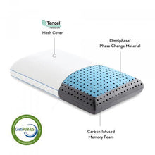 Load image into Gallery viewer, Carbon Cool LT Pillow - The Mattress Experts - Cayman Islands, linens, linen, sheets, sheet sets, organic, Cayman, Grand Cayman, Mattress, mattresses, matress, matresses, matress experts, mattress expert, Mattress Gallery, blankets, duvets, comforters, blanket, organic, pillow, pillows, linen, linens, sheets, sheet sets, bedding, topper, duvet, mattress experts, cotton, cotton sheets, bamboo, bamboo sheets, bamboo linen, bamboo duvet, duvet cover, Tencel, Tencel sheets, neck pillow, side sleeper pillow