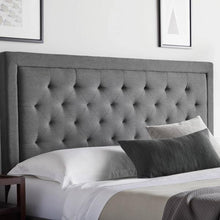 Load image into Gallery viewer, Hennessey Headboard from Malouf - The Mattress Experts - Cayman Islands, linens, linen, sheets, sheet sets, organic, Cayman, Grand Cayman, Mattress, mattresses, matress, matresses, matress experts, mattress expert, Mattress Gallery, blankets, duvets, comforters, blanket, organic, pillow, pillows, linen, linens, sheets, sheet sets, bedding, topper, duvet, headboards, platform bed, beds, bases, bed frame, bed frames