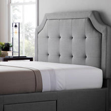 Load image into Gallery viewer, Carlisle Headboard by Malouf - The Mattress Experts - Cayman Islands, linens, linen, sheets, sheet sets, organic, Cayman, Grand Cayman, Mattress, mattresses, matress, matresses, matress experts, mattress expert, Mattress Gallery, blankets, duvets, comforters, blanket, organic, pillow, pillows, linen, linens, sheets, sheet sets, bedding, topper, duvet, platform bed