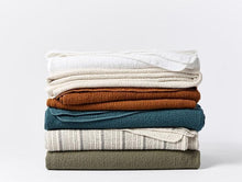 Load image into Gallery viewer, Cascade Organic Matelassé Blanket - The Mattress Experts - Cayman Islands, linens, linen, sheets, sheet sets, organic, Cayman, Grand Cayman, Mattress, mattresses, matress, matresses, matress experts, mattress expert, mattress experts, Mattress Gallery, blankets, duvets, comforters, blanket, organic, pillow, pillows, linen, linens, sheets, sheet sets, bedding, tempurpedic, platform beds, coyuchi