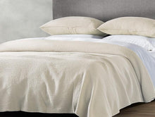 Load image into Gallery viewer, Cascade Organic Matelassé Blanket - The Mattress Experts - Cayman Islands, linens, linen, sheets, sheet sets, organic, Cayman, Grand Cayman, Mattress, mattresses, matress, matresses, matress experts, mattress expert, mattress experts, Mattress Gallery, blankets, duvets, comforters, blanket, organic, pillow, pillows, linen, linens, sheets, sheet sets, bedding, tempurpedic, platform beds, coyuchi