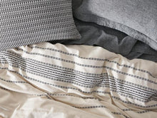 Load image into Gallery viewer, Rippled Stripe Organic Duvet Cover -The Mattress Experts - Cayman Islands, linens, linen, sheets, sheet sets, organic, Cayman, Grand Cayman, Mattress, mattresses, matress, matresses, matress experts, mattress expert, mattress experts, Mattress Gallery, blankets, duvets, comforters, blanket, organic, pillow, pillows, linen, linens, sheets, sheet sets, bedding, tempurpedic, platform beds, Coyuchi, cotton, bedding
