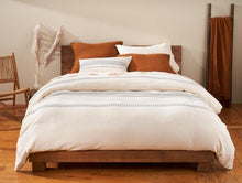 Load image into Gallery viewer, Rippled Stripe Organic Duvet Cover -The Mattress Experts - Cayman Islands, linens, linen, sheets, sheet sets, organic, Cayman, Grand Cayman, Mattress, mattresses, matress, matresses, matress experts, mattress expert, mattress experts, Mattress Gallery, blankets, duvets, comforters, blanket, organic, pillow, pillows, linen, linens, sheets, sheet sets, bedding, tempurpedic, platform beds, Coyuchi, cotton, bedding