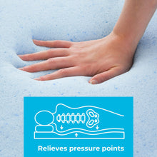 Load image into Gallery viewer, Linenspa 3" Gel Swirl Memory Foam Topper