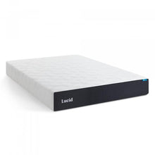 Load image into Gallery viewer, Lucid 10 inch -The Mattress Experts - Cayman Islands, linens, linen, sheets, sheet sets, organic, Cayman, Grand Cayman, Mattress, mattresses, matress, matresses, matress experts, mattress expert, mattress experts, Mattress Gallery, blankets, duvets, comforters, blanket, organic, pillow, pillows, linen, linens, sheets, sheet sets, bedding, tempurpedic, platform beds, Coyuchi, cotton, bedding, Scandinavian Mattress, Scandinavian, Sandmahn, latex, latex mattress, plush, plush mattress, firm, firm mattress