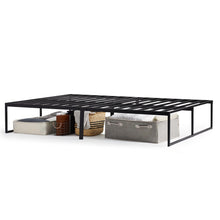 Load image into Gallery viewer, Modern Bed Frame from Malouf - The Mattress Experts - Cayman Islands, linens, linen, sheets, sheet sets, organic, Cayman, Grand Cayman, Mattress, mattresses, matress, matresses, matress experts, mattress expert, Mattress Gallery, blankets, duvets, comforters, blanket, organic, pillow, pillows, linen, linens, sheets, sheet sets, bedding, topper, duvet, headboards, platform bed, beds, bases, bed frame, bed frames