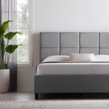 Load image into Gallery viewer, Eastman Platform Bed Base from Malouf - The Mattress Experts - Cayman Islands, linens, linen, sheets, sheet sets, organic, Cayman, Grand Cayman, Mattress, mattresses, matress, matresses, matress experts, mattress expert, Mattress Gallery, blankets, duvets, comforters, blanket, organic, pillow, pillows, linen, linens, sheets, sheet sets, bedding, topper, duvet, headboards, platform bed, beds, bases, bed frame, bed frames