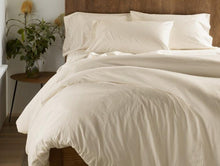 Load image into Gallery viewer, 300 TC Organic Sateen Duvet Cover The Mattress Experts - Cayman Islands, Grand Cayman, George Town, organic, organic bedding, organic duvet, bedding, sheets, sheets sets, linen, linens, cotton, all natural, natural, organics, organic store, organic apparel, pillows, organic pillows, Coyuchi
