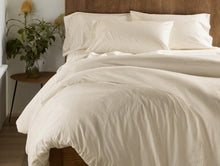Load image into Gallery viewer, 300 TC Organic Sateen Duvet Cover The Mattress Experts - Cayman Islands, Grand Cayman, George Town, organic, organic bedding, organic duvet, bedding, sheets, sheets sets, linen, linens, cotton, all natural, natural, organics, organic store, organic apparel, pillows, organic pillows, Coyuchi