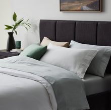 Load image into Gallery viewer, Linen Weave Cotton Sheet Set - The Mattress Experts - Cayman Islands, linens, linen, sheets, sheet sets, organic, Cayman, Grand Cayman, Mattress, mattresses, matress, matresses, matress experts, mattress expert, Mattress Gallery, blankets, duvets, comforters, blanket, organic, pillow, pillows, linen, linens, sheets, sheet sets, bedding, topper, duvet, mattress experts, cotton, cotton sheets, bamboo, bamboo sheets, bamboo linen, bamboo duvet, duvet cover, Tencel, Tencel sheets, side sleeper pillow, sheet