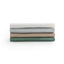 Load image into Gallery viewer, Linen Weave Cotton Sheet Set - The Mattress Experts - Cayman Islands, linens, linen, sheets, sheet sets, organic, Cayman, Grand Cayman, Mattress, mattresses, matress, matresses, matress experts, mattress expert, Mattress Gallery, blankets, duvets, comforters, blanket, organic, pillow, pillows, linen, linens, sheets, sheet sets, bedding, topper, duvet, mattress experts, cotton, cotton sheets, bamboo, bamboo sheets, bamboo linen, bamboo duvet, duvet cover, Tencel, Tencel sheets, side sleeper pillow, sheet