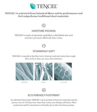 Load image into Gallery viewer, Tencel Sheet Sets - The Mattress Experts - Cayman Islands, linens, linen, sheets, sheet sets, organic, Cayman, Grand Cayman, Mattress, mattresses, matress, matresses, matress experts, mattress expert, Mattress Gallery, blankets, duvets, comforters, blanket, organic, pillow, pillows, linen, linens, sheets, sheet sets, bedding, topper, duvet, mattress experts, cotton, cotton sheets, bamboo, bamboo sheets, bamboo linen, bamboo duvet, duvet cover, Tencel, Tencel sheets, neck pillow, side sleeper pillow, sheet