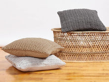 Load image into Gallery viewer, Woven Rope Organic Pillow Cover - The Mattress Experts - Cayman Islands