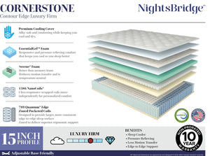 Nights Bridge Cornerstone Luxury Mattress