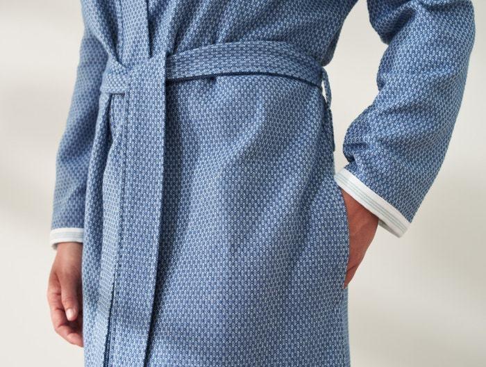 Unisex Mediterranean Organic Modern Robe - The Mattress Experts - Cayman Islands
