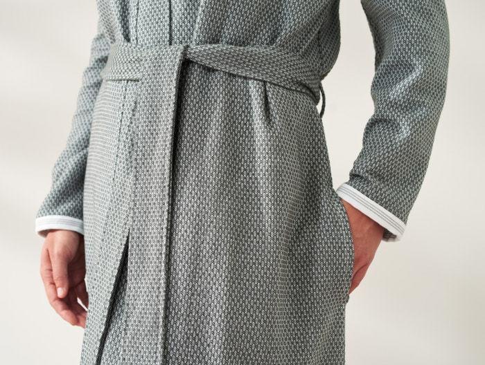 Unisex Mediterranean Organic Modern Robe - The Mattress Experts - Cayman Islands