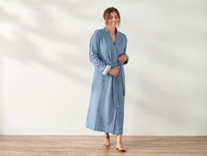 Unisex Mediterranean Organic Modern Robe - The Mattress Experts - Cayman Islands