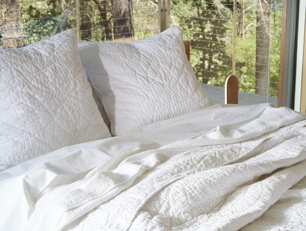 Manzanita Organic Handstitched Sham - The Mattress Experts - Cayman Islands, linens, linen, sheets, sheet sets, organic, Cayman, Grand Cayman, Mattress, mattresses, matress, matresses, matress experts, mattress expert, mattress experts, Mattress Gallery, blankets, duvets, comforters, blanket, organic, pillow, pillows, linen, linens, sheets, sheet sets, bedding, tempurpedic, platform beds, coyuchi