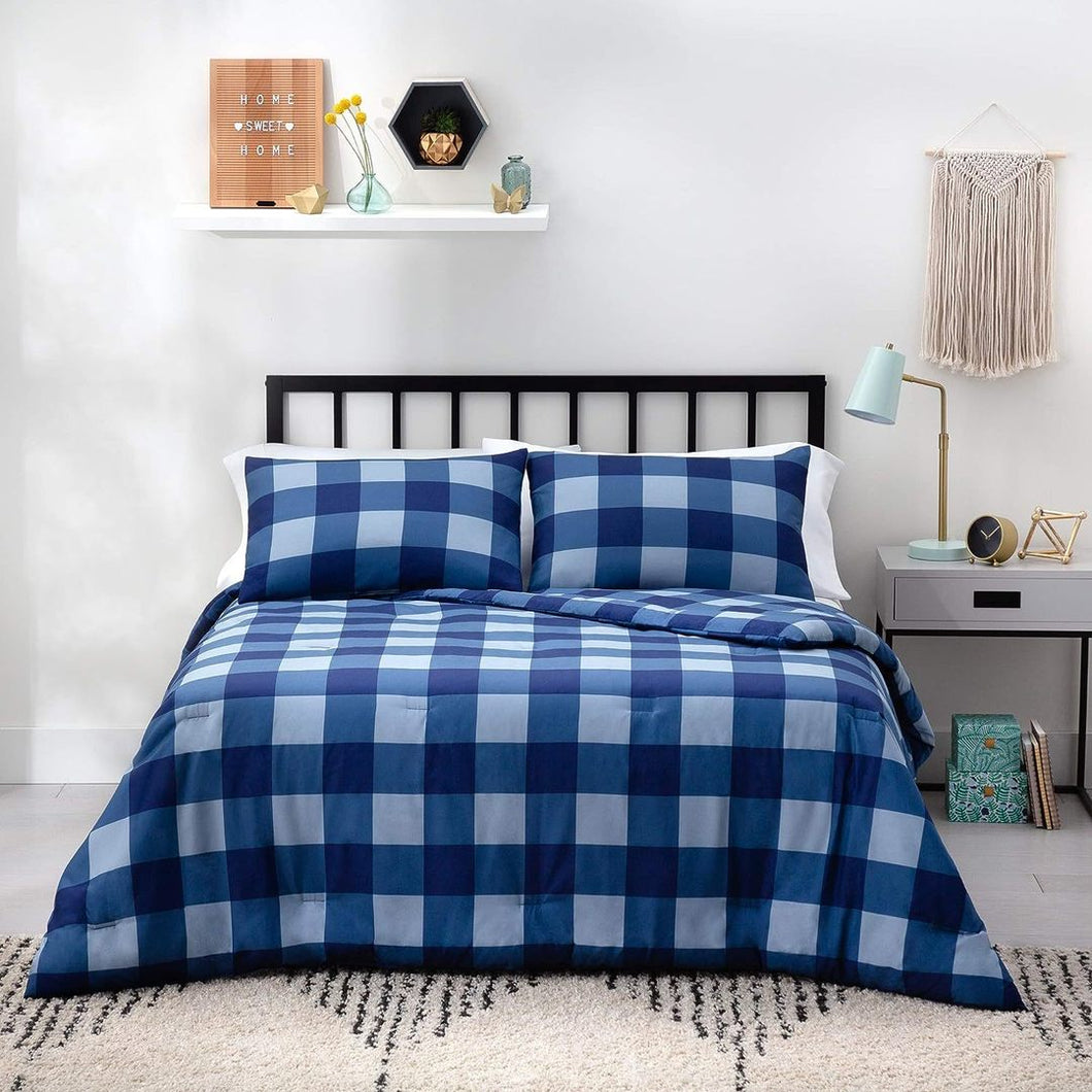 Linenspa Microfiber Youth Comforter - Buffalo Plaid