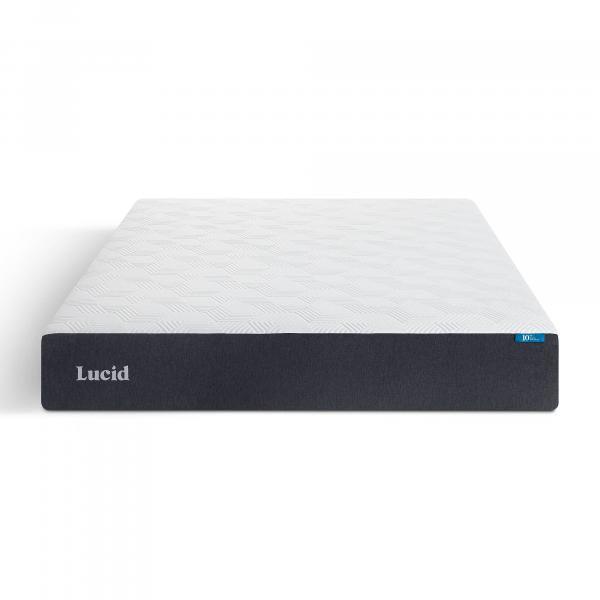 Lucid 10 deals memory foam mattress