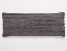 Load image into Gallery viewer, Organic Braided Rope Pillow Cover, Slate - The Mattress Experts - Cayman Islands
