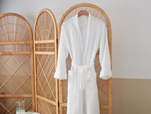 Load image into Gallery viewer, Unisex Organic Waffle Robe - The Mattress Experts - Cayman Islands
