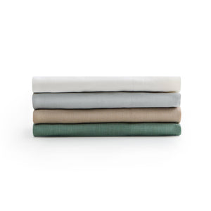 Linen-Weave Cotton Pillowcases Set of 2 - The Mattress Experts - Cayman Islands