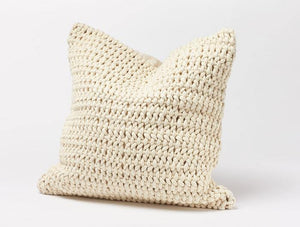 Woven Rope Organic Pillow Cover - The Mattress Experts - Cayman Islands